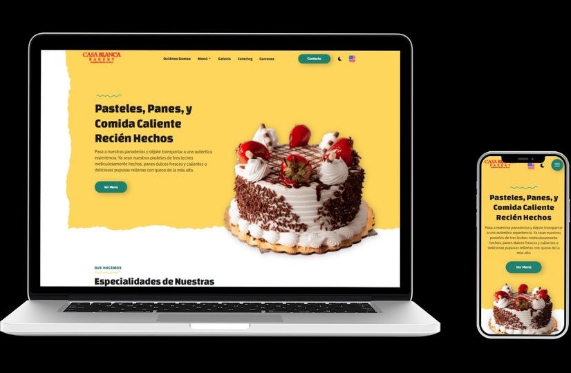 Una pantalla de computadora mostrando una vista previa del sitio web